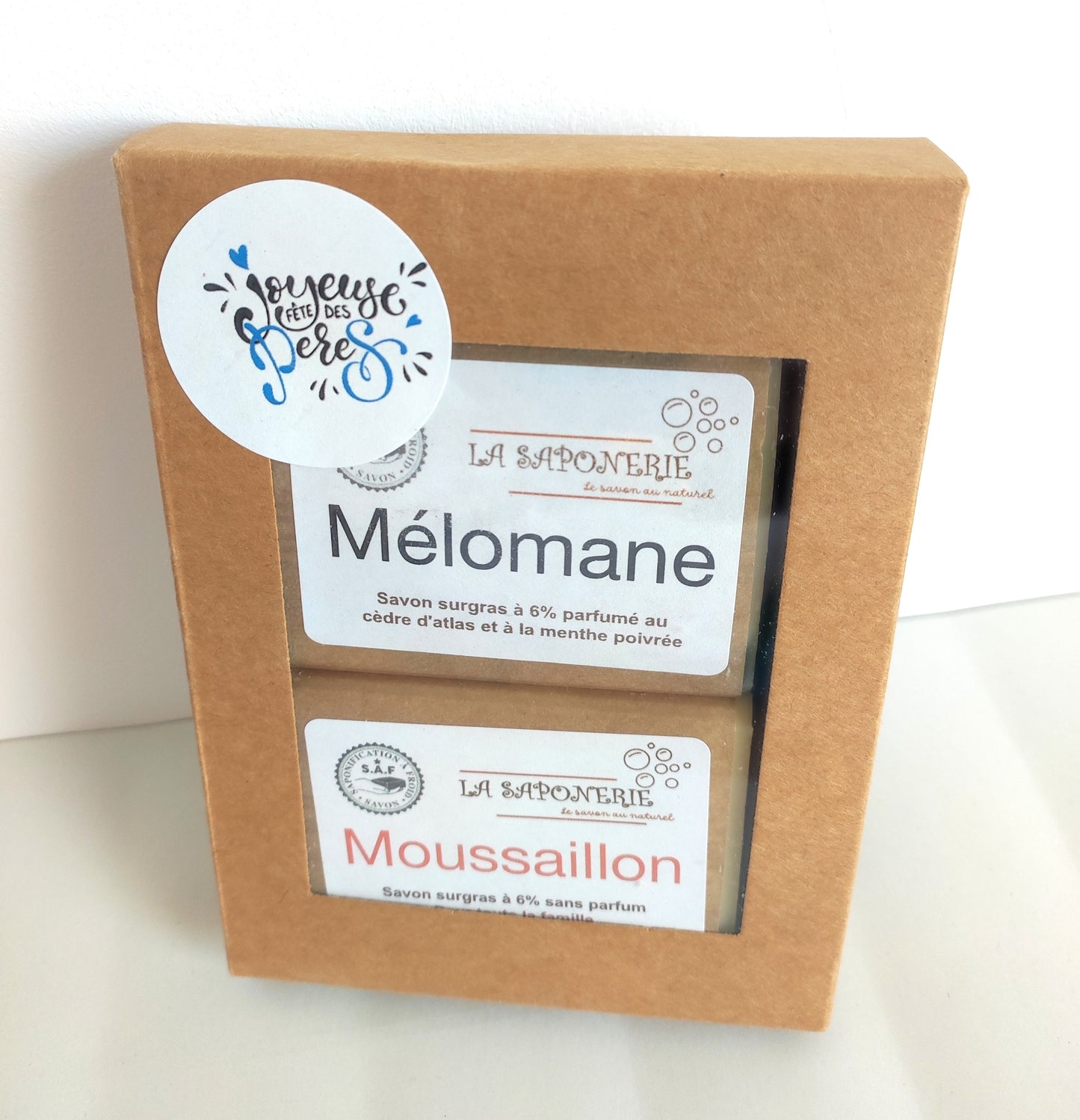 Coffret 2 savons Fête des pères