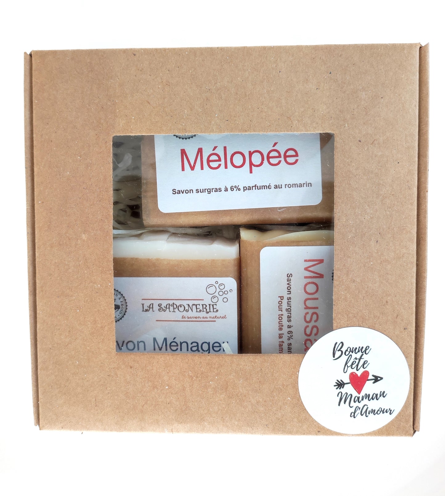 Coffret fête des mères 3 savons