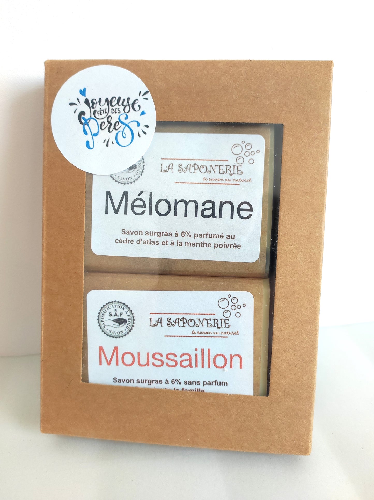 Coffret 2 savons Fête des pères
