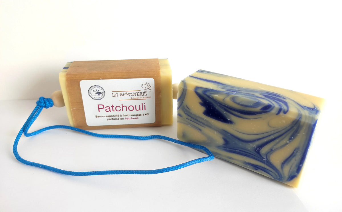 Savon artisanal Moussaillon de La Saponerie, surgras à 6%, naturel et sans parfum.