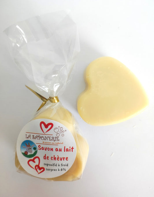 Savon cœur au lait de chèvre