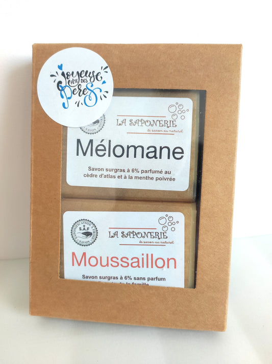 Coffret 2 savons Fête des pères